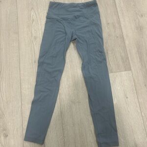 Blue High-Waisted Leggings